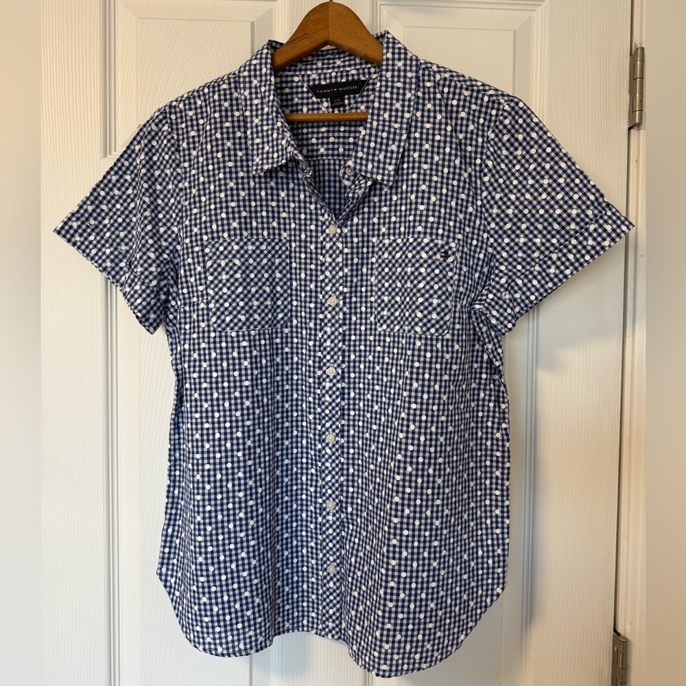 Blue Checkered Women’s Shirt